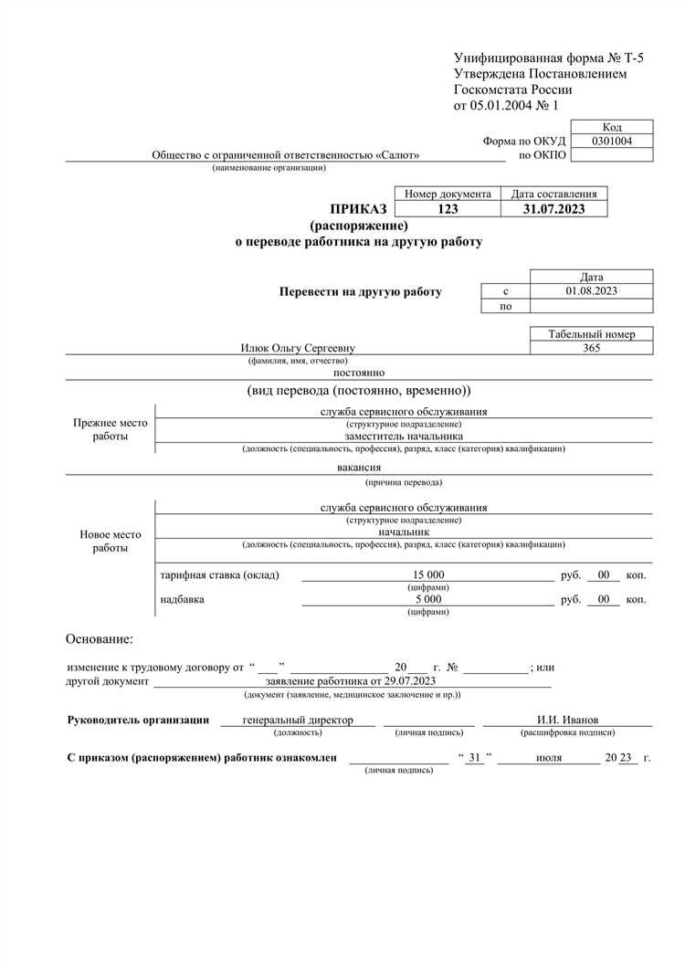 Дополнительное соглашение о переводе на другую должность 2024 года: образец  и бланк | Оффициальный сайт администрации Нагорского городского поселения