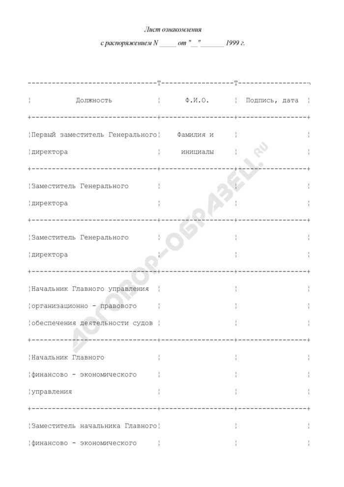 Что такое бланк ознакомления с приказом 2025 года?