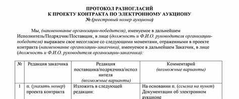 Ошибки при составлении протокола разногласий по 44-ФЗ и их последствия