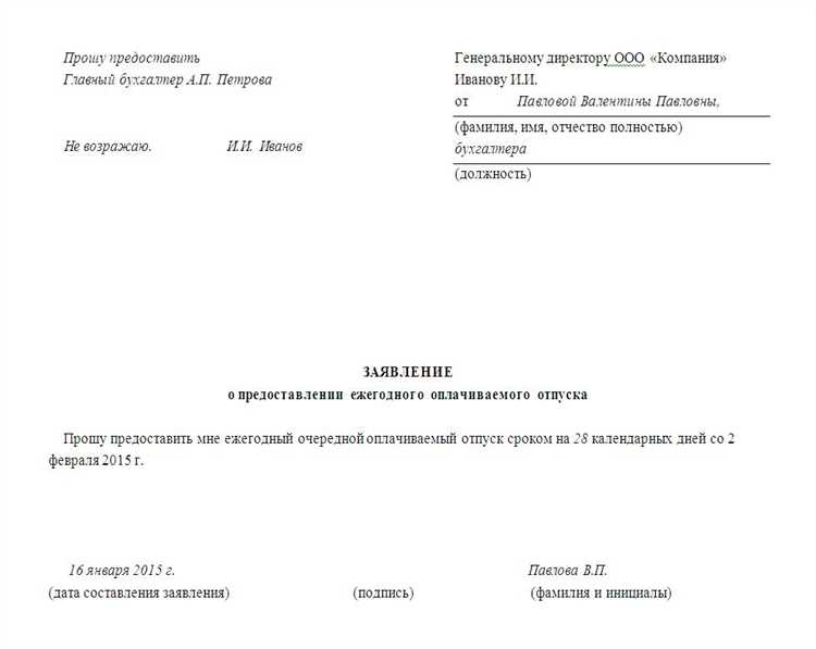 Сроки подачи заявления на отпуск: что нужно знать?